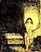 Edvard Munch pubertet oil